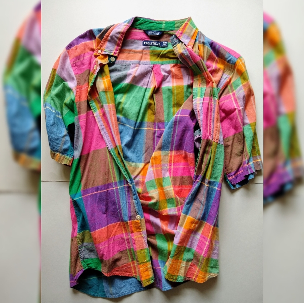 Nautica Short Sleeve Button Down